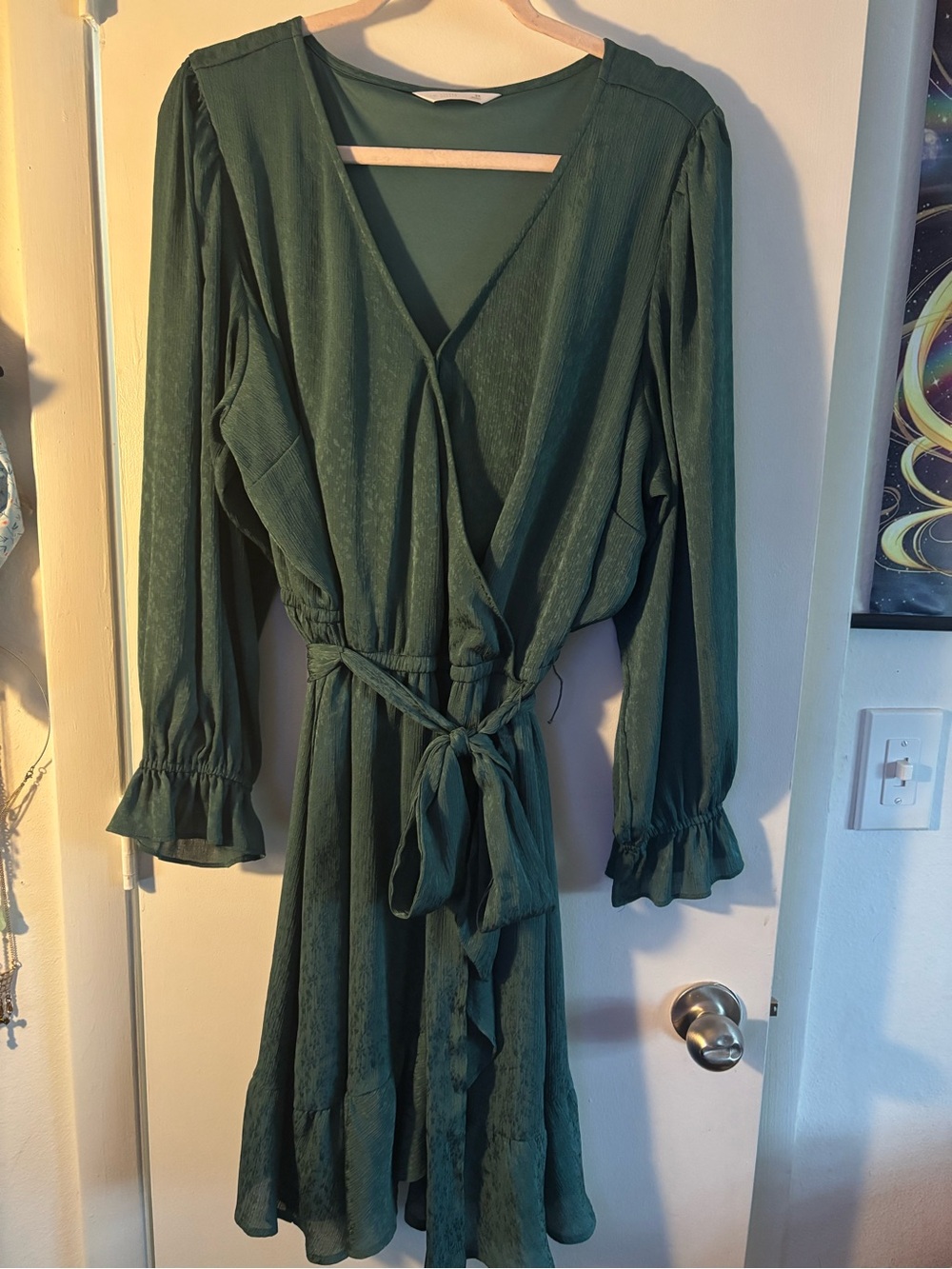 LC Lauren Conrad Teal Green Dress